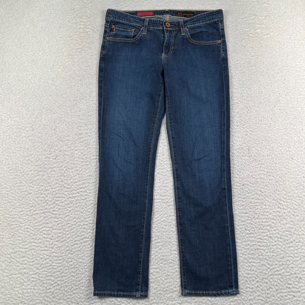 AG The Sweetie‎ Jeans Womens 28R Straight Leg Denim Blue Adriano Goldschmied